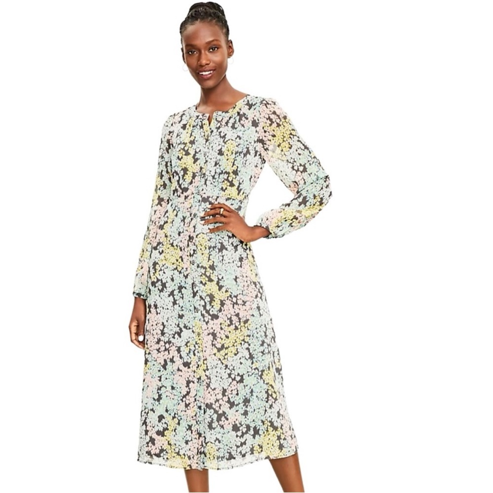 Loft Garden Midi Shirtdress